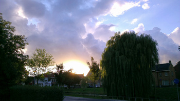 Culemborg bij zonsondergang